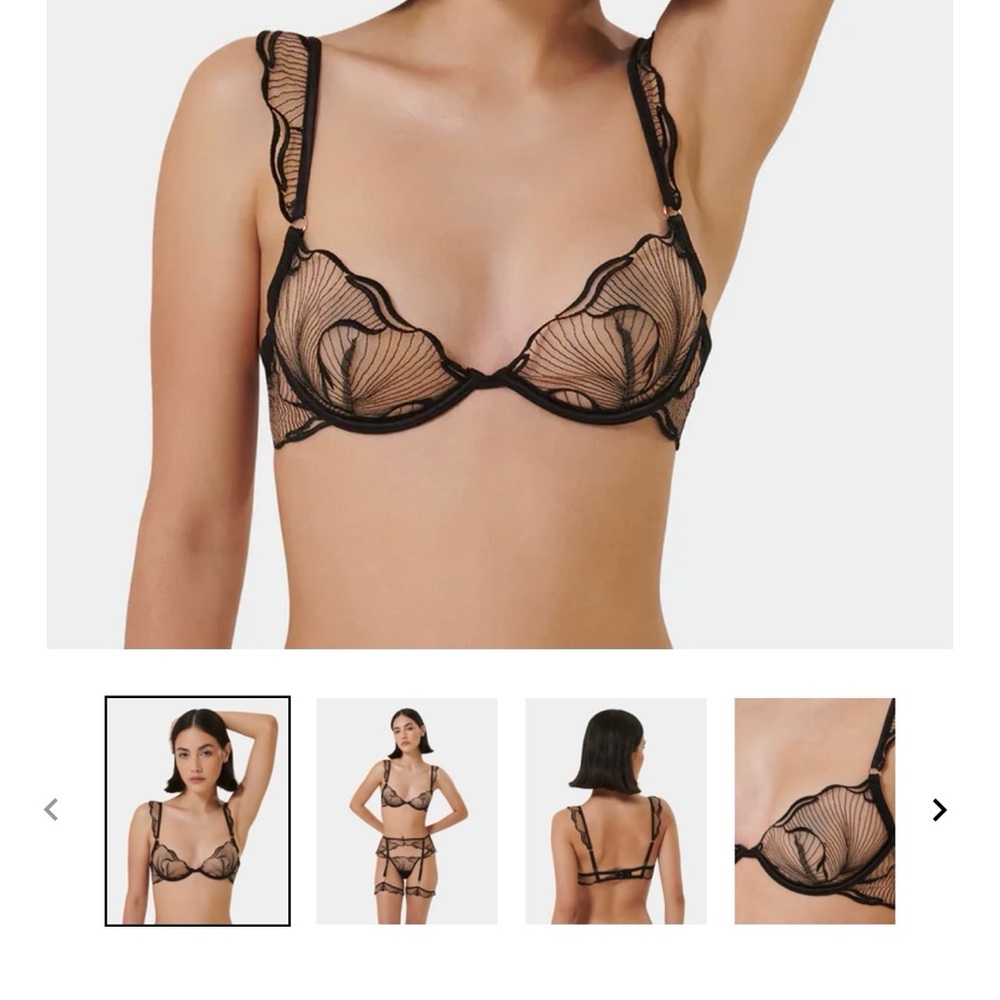 Elegant Black Women's Intimate Set